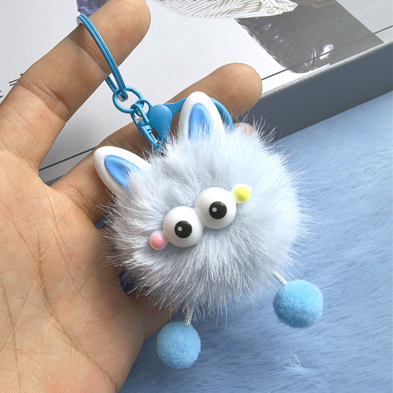 Wholesale 10pcs Ear Elf Plush Cartoon Cute Keychain